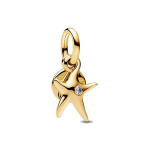 Charm Pendente Stella Marina "Darling"
Placcatura in Oro 14k