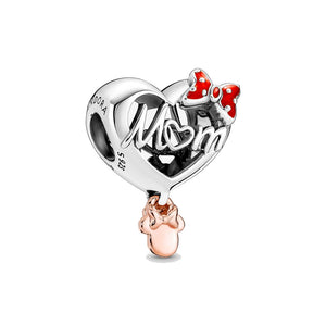 Disney, Charm Pandora Minnie Mamma nel Cuore