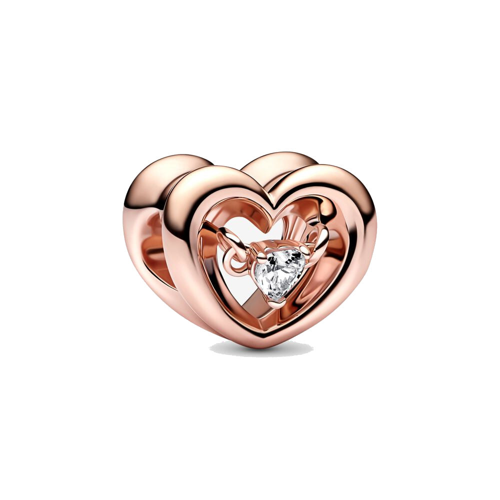 Charm Pandora Cuore Splendente con Pietra