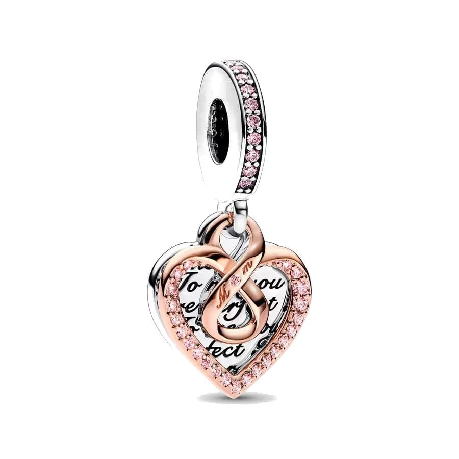 Charm Pandora Pendente Cuore Infinito Mamma Sei Perfetta