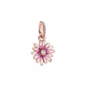 Charm pendente Margherita rosa