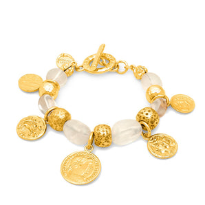 Bracciale crystal monete Giovanni Raspini