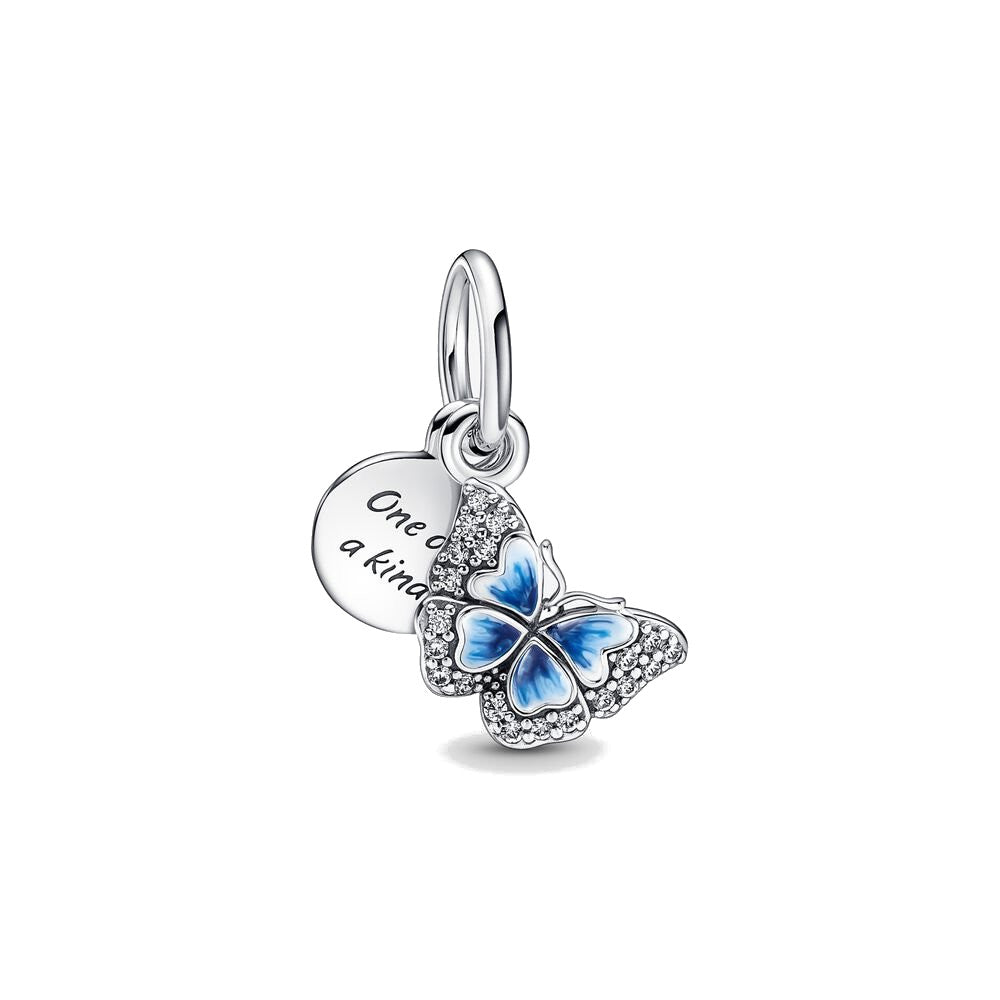 Charm Pandora Pendente Farfalla Blu