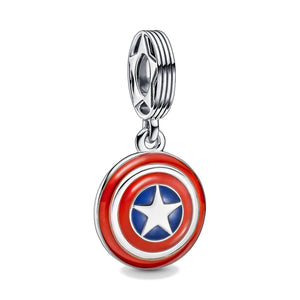 Charm Pandora Marvel, Avengers, Pendente Scudo di Captain America