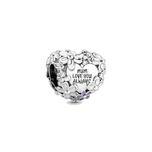 Charm Pandora Cuore Floreale