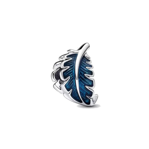 Charm Pandora Piuma Curva Blu