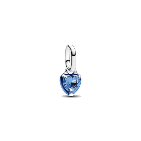 Charm Mini Pendente Blue Chakra Heart Pandora ME