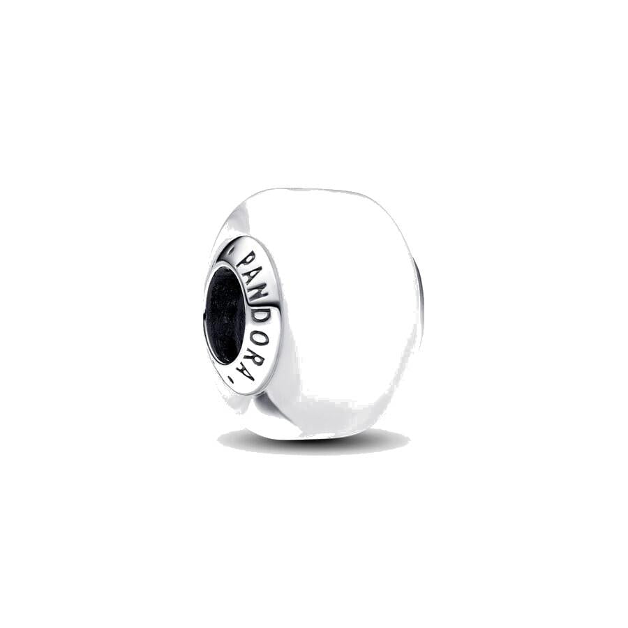 Charm Pandora Mini Vetro di Murano Bianco