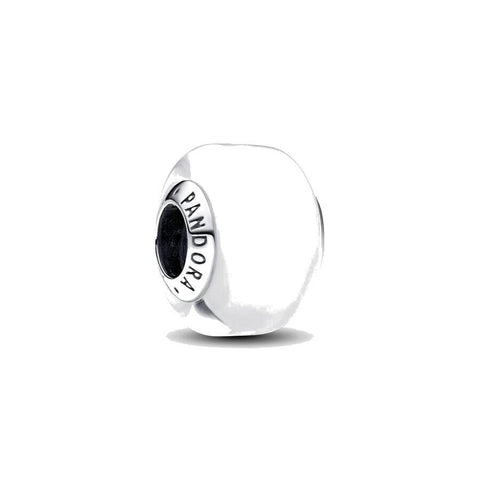 Charm Pandora Mini Vetro di Murano Bianco