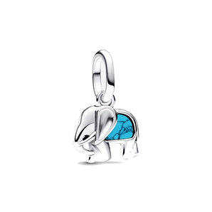 Charm Mini Pendente Elefante Turchese Pandora ME
Argento Sterling 925