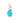 Charm Pendente Conchiglia Vetro di Murano Turchese
Argento Sterling 925