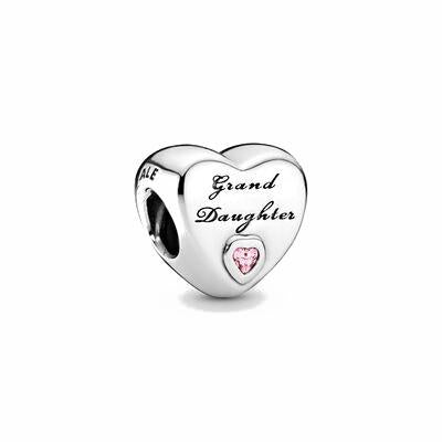 Charm Pandora a cuore Nipote