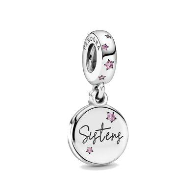 Charm Pandora pendente Sorelle per sempre