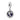 Charm Pandora pendente Globo girevole