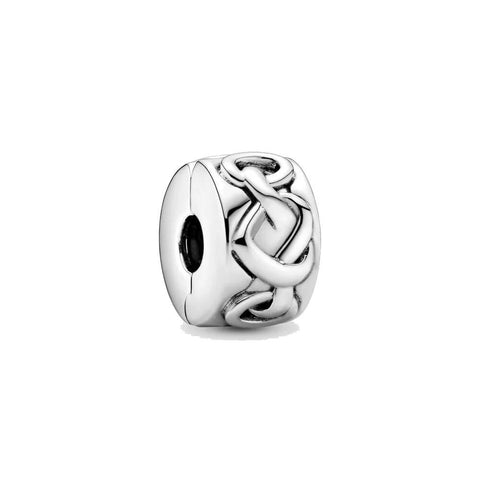 Charm Pandora Pandora Clip Cuori intrecciati