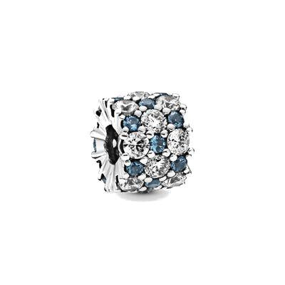 Charm Pandora scintillante blu