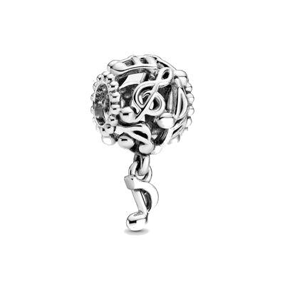 Charm Pandora Note musicali openwork