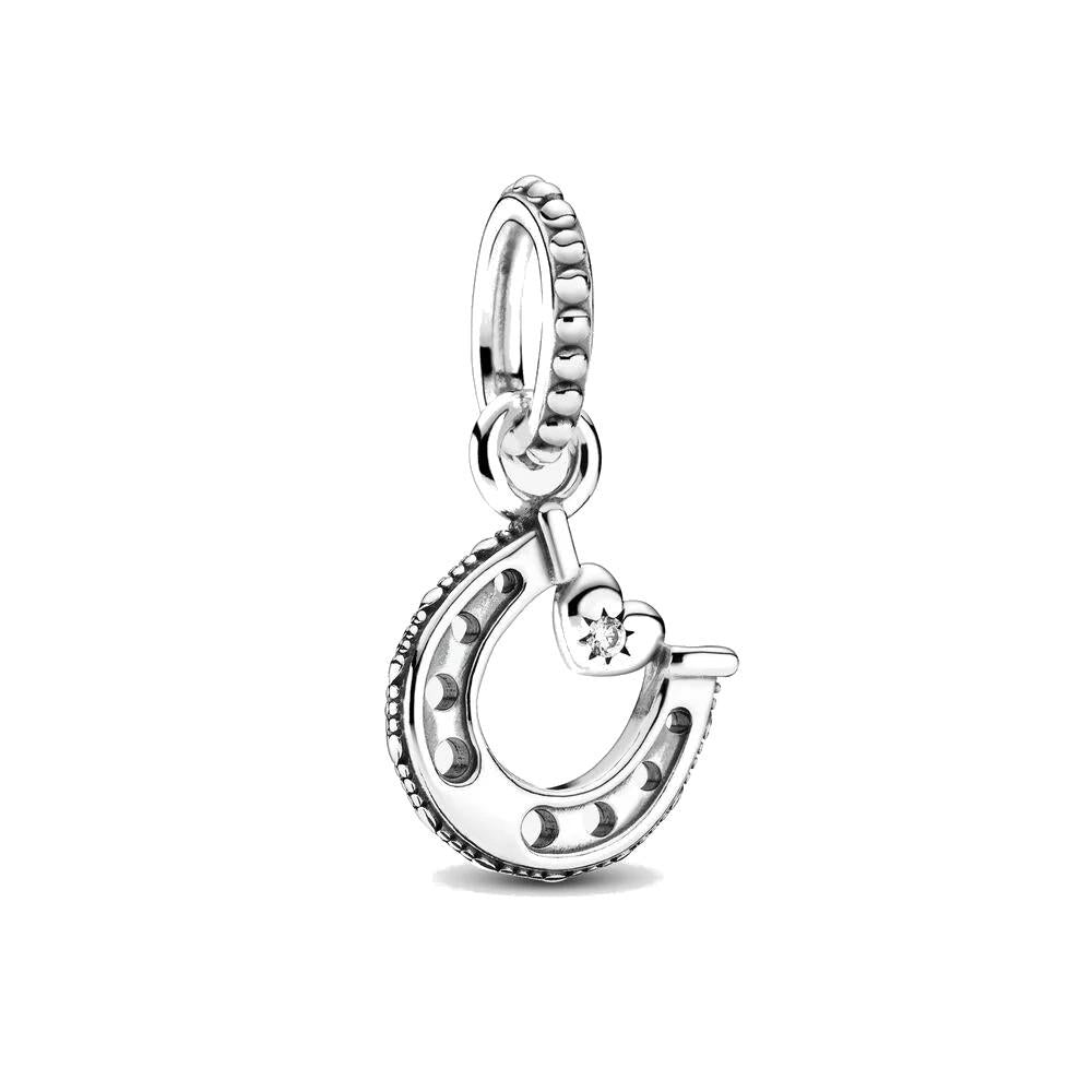 Charm Pandora pendente Ferro di cavallo portafortuna