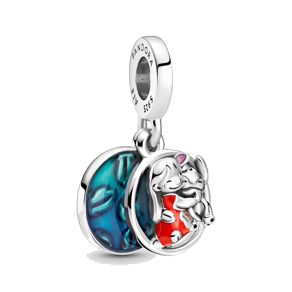 Disney, charm pendente Famiglia Lilo e Stitch