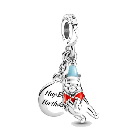 Disney, charm pendente Compleanno di Winnie the Pooh