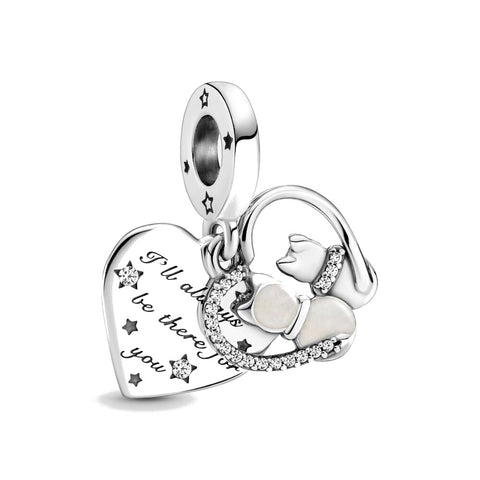 Charm Pandora Gatti e Cuori