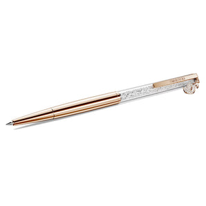 Penna a sfera Crystalline Cigno, Placcato color oro rosa