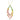 Pendente Gema Taglio misto, Multicolore, Placcato color oro