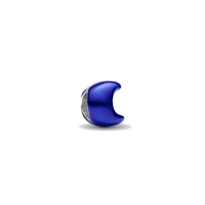 Mini Charm Luna effetto metallico blu
Argento Sterling 925