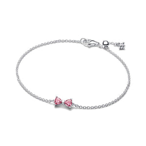Bracciale Fiocco Luminoso Rosa (Misura 16 cm)