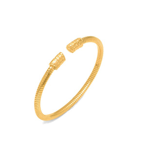 Bracciale Giovanni Raspini tubogas croco piccolo dorato