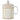 Mug con coperchio Signum Porcellana, Beige