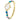 Orologio Gema Bracciale in cristallo, Tono dorato, Finitura in tono dorato