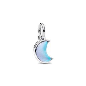 Charm Pendente Doppio Luna Crescente "I Would Give you the Moon"