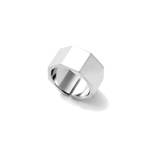 Anello Unoaerre argentato a fascia