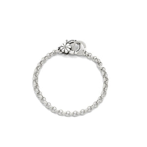 Bracciale brisé chiusura quadrifoglio Giovanni Raspini