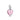 Charm Pendente Cuore Rosa Ti Voglio Bene Mamma