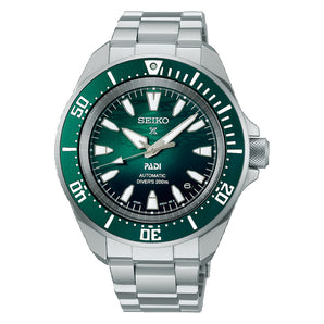 Orologio Seiko prospex Samurai quadrante verde PADI