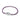 Bracciale Intreccio Tessuto Viola (Misura 16 cm)