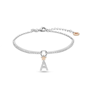 Bracciale Lettera Argento A