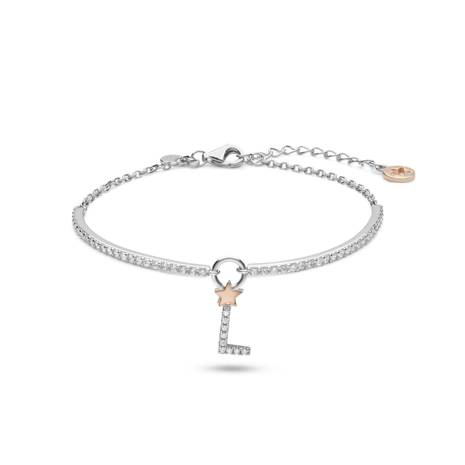 Bracciale Lettera Argento L