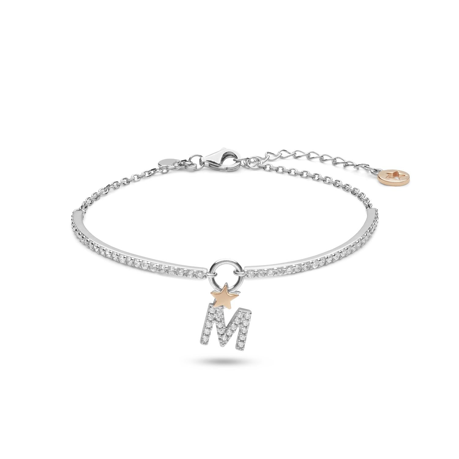 Bracciale Lettera Argento M