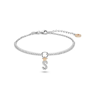 Bracciale Lettera Argento S