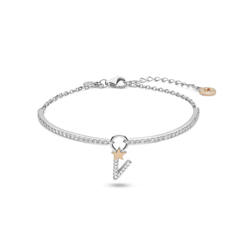 Bracciale Lettera Argento V