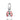 Charm Giovanni Raspini coccinella crystal
