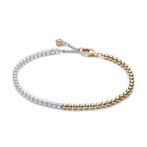 Bracciale Tennis e Sfere (Misura 18 Cm)