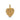 Charm Pendente Cuore Puffy effetto diamantato