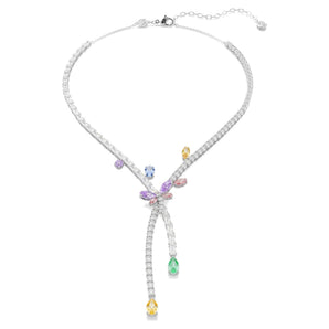 Collana Ariana Grande x Swarovski Taglio misto, Libellula, Multicolore, Placcato rodio