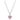 Pendente Chroma Taglio misto, Rosa, Placcato rodio