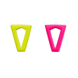 Coppia di orecchini joy fluo pink and lime