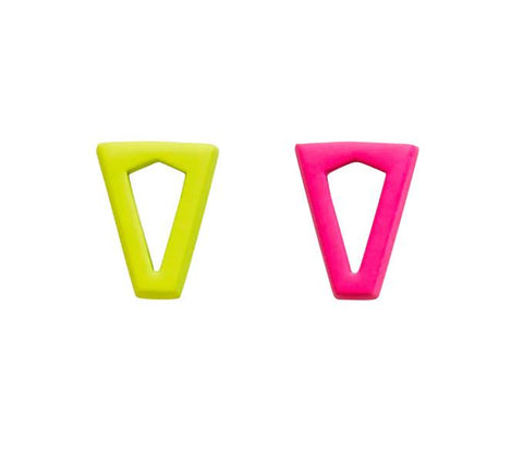 Coppia di orecchini joy fluo pink and lime